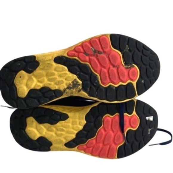 New Balance Boys Blue & Yellow Fresh Foam Arishi v4  Athletic Running Shoes Size - Picture 4 of 4